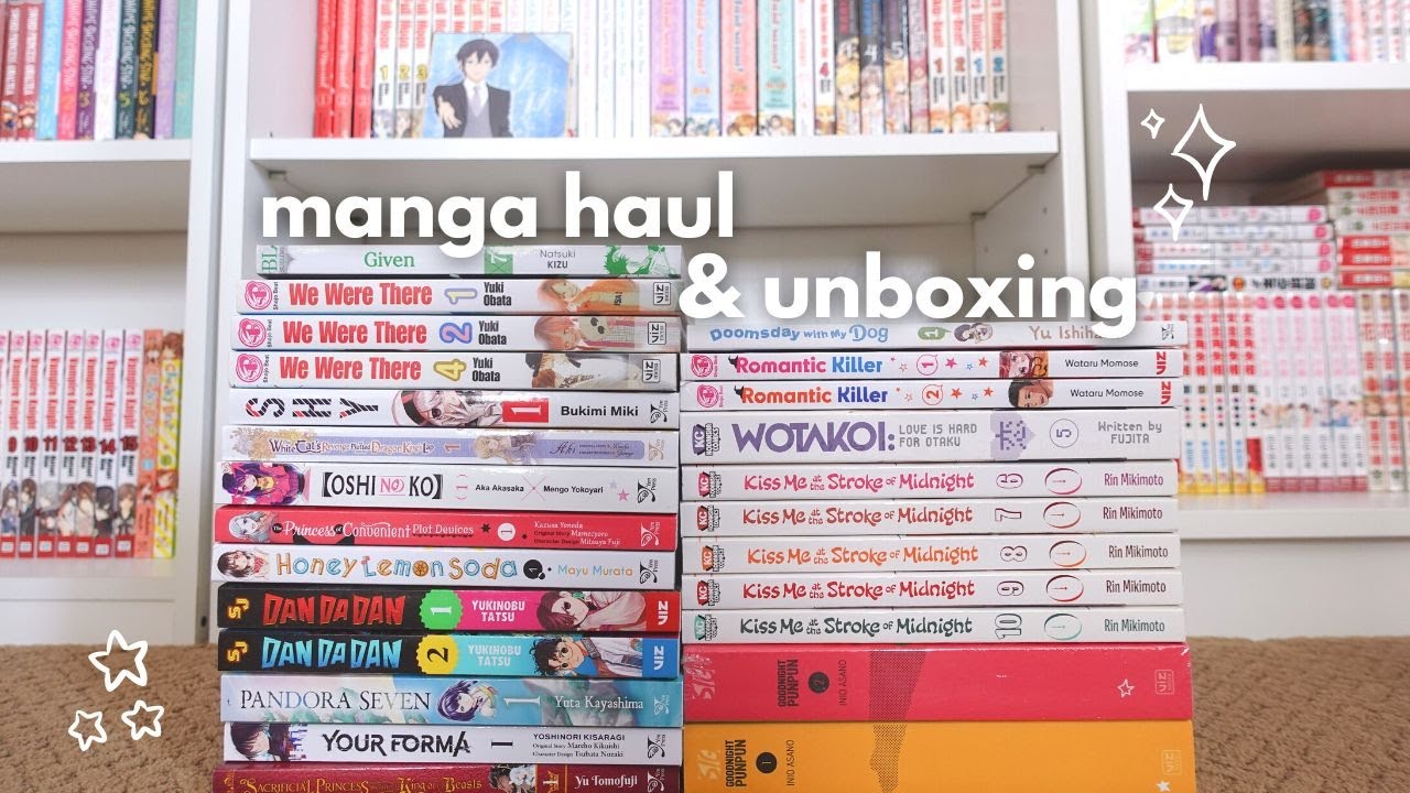 (ﾉ◕ヮ◕)ﾉ*:･ﾟ✧ exciting manga haul & unboxing // so many new series!