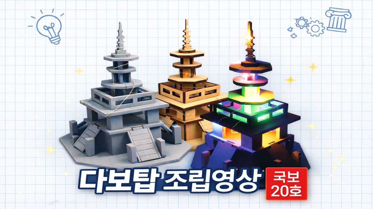 [사이언스타임] 다보탑 만들기 조립영상｜국보 제20호｜초간단 DIY