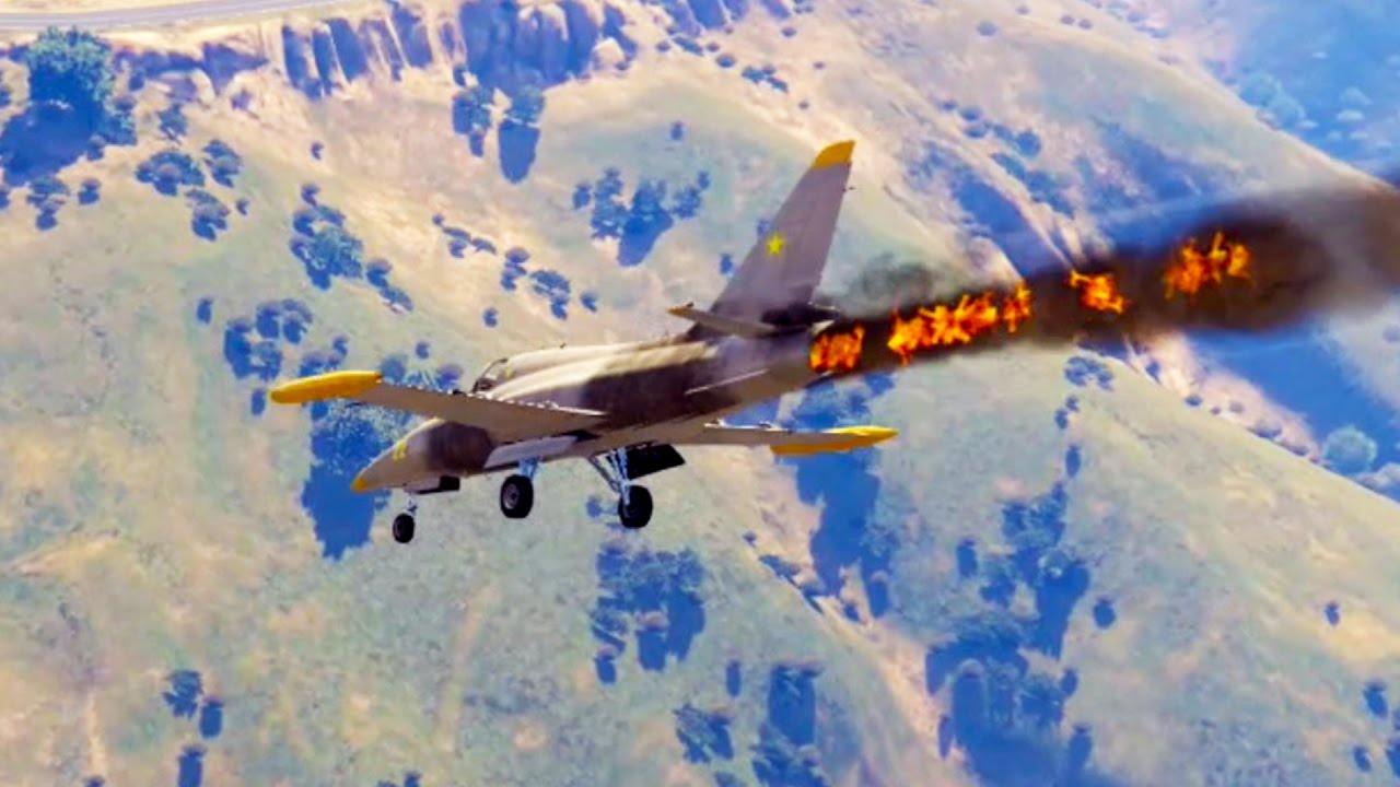 Best Plane Crash Compilation 2016 (GTA 5) #34