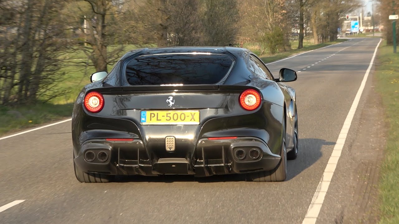 Ferrari F12 Berlinetta with Novitec Exhaust - Lovely V12 SOUNDS! Revs, Accelerations, Powerslide!