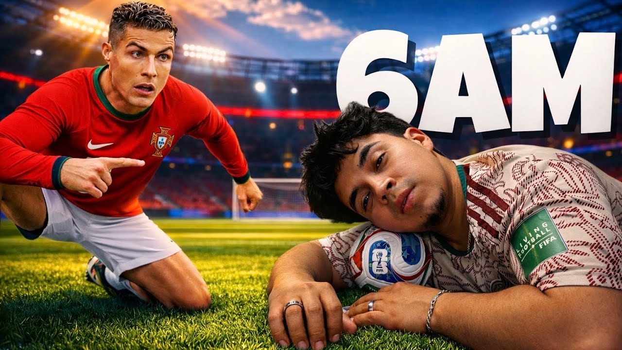 I Tried CRISTIANO RONALDO'S Morning Routine!!! *2ND BEST PLAYER OF ALL TIME*