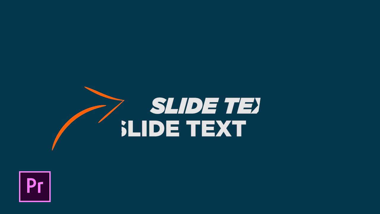 2 Cara Mudah Membuat Animasi SLIDE TEXT EFFECT di Premiere Pro