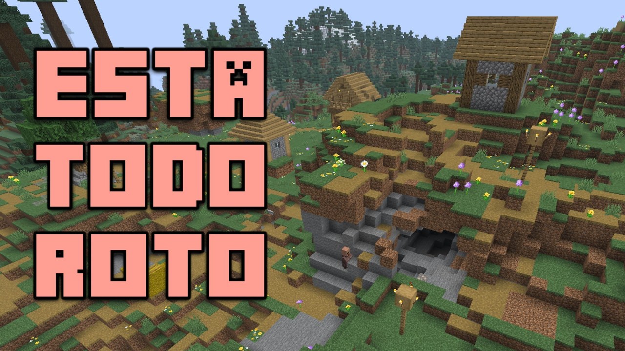 La CA&Oacute;TICA GENERACI&Oacute;N DE TERRENO de Minecraft