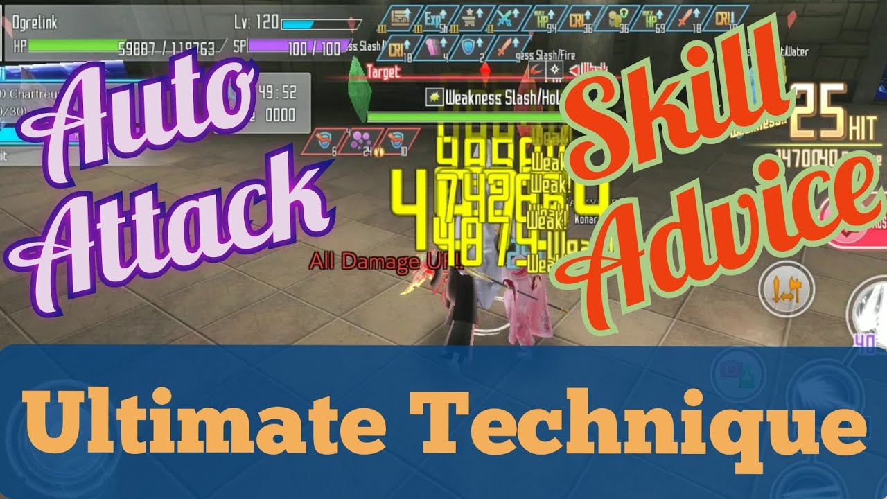 SAO Integral Factor (SAO IF): Ultimate Technique - Auto Attack Skill Recommendation [Sub Indonesia]