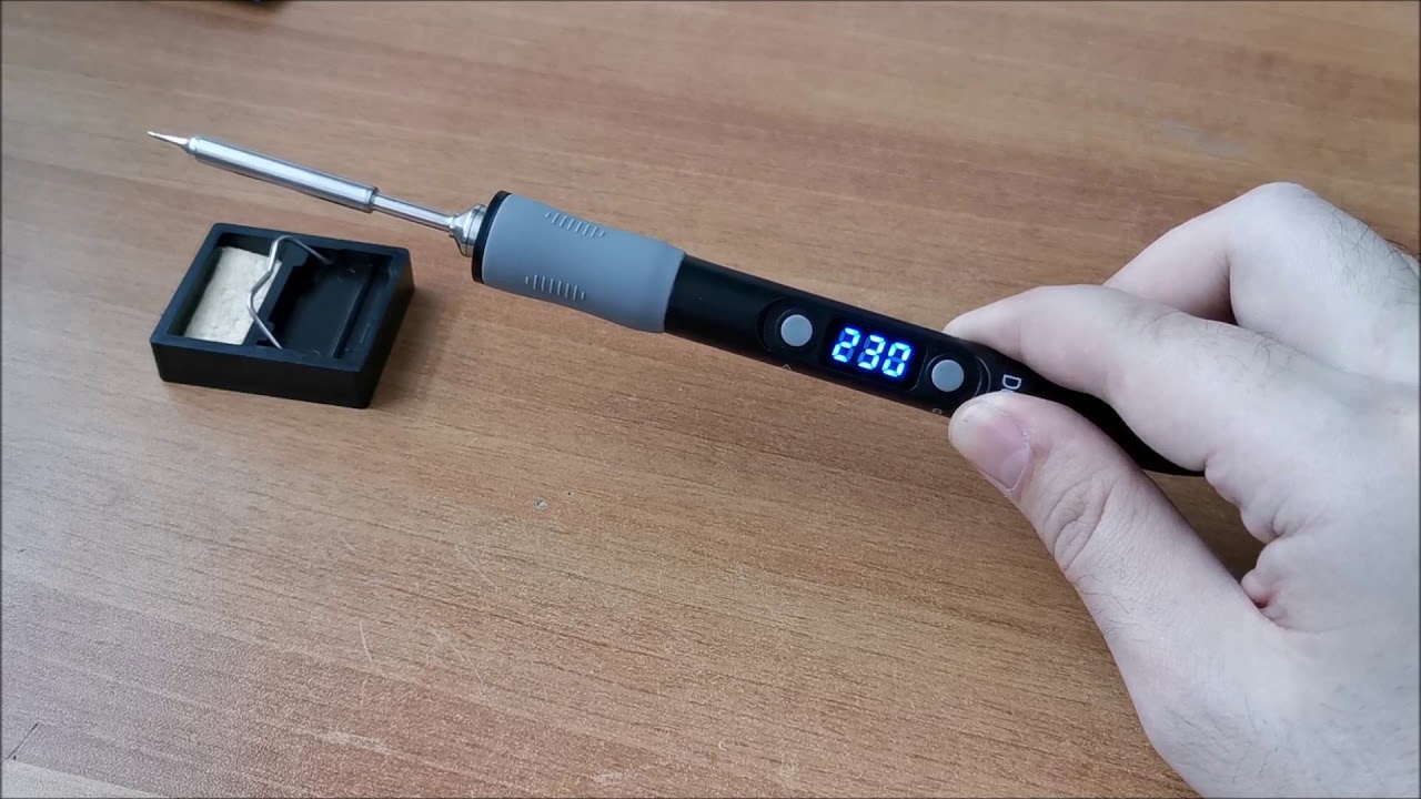 SQ-D60B Soldering Iron - unboxing, test and review