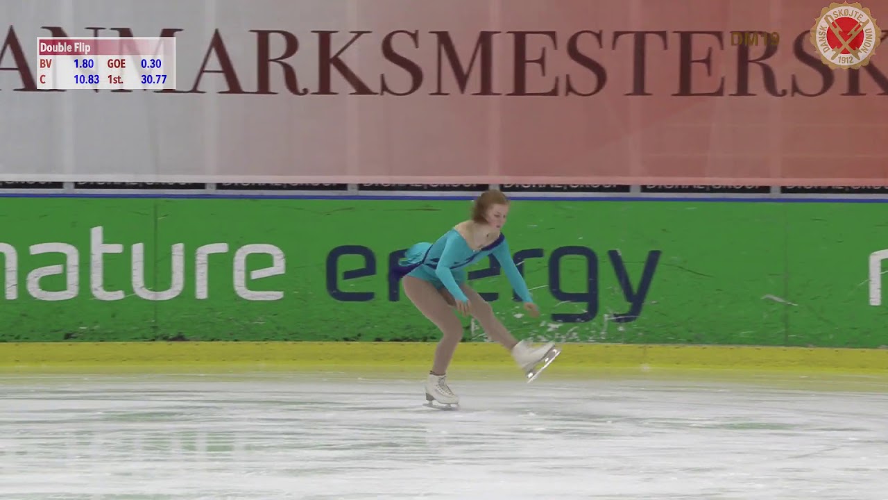 DM 2019   Junior Damer   Jane Iskov   FS