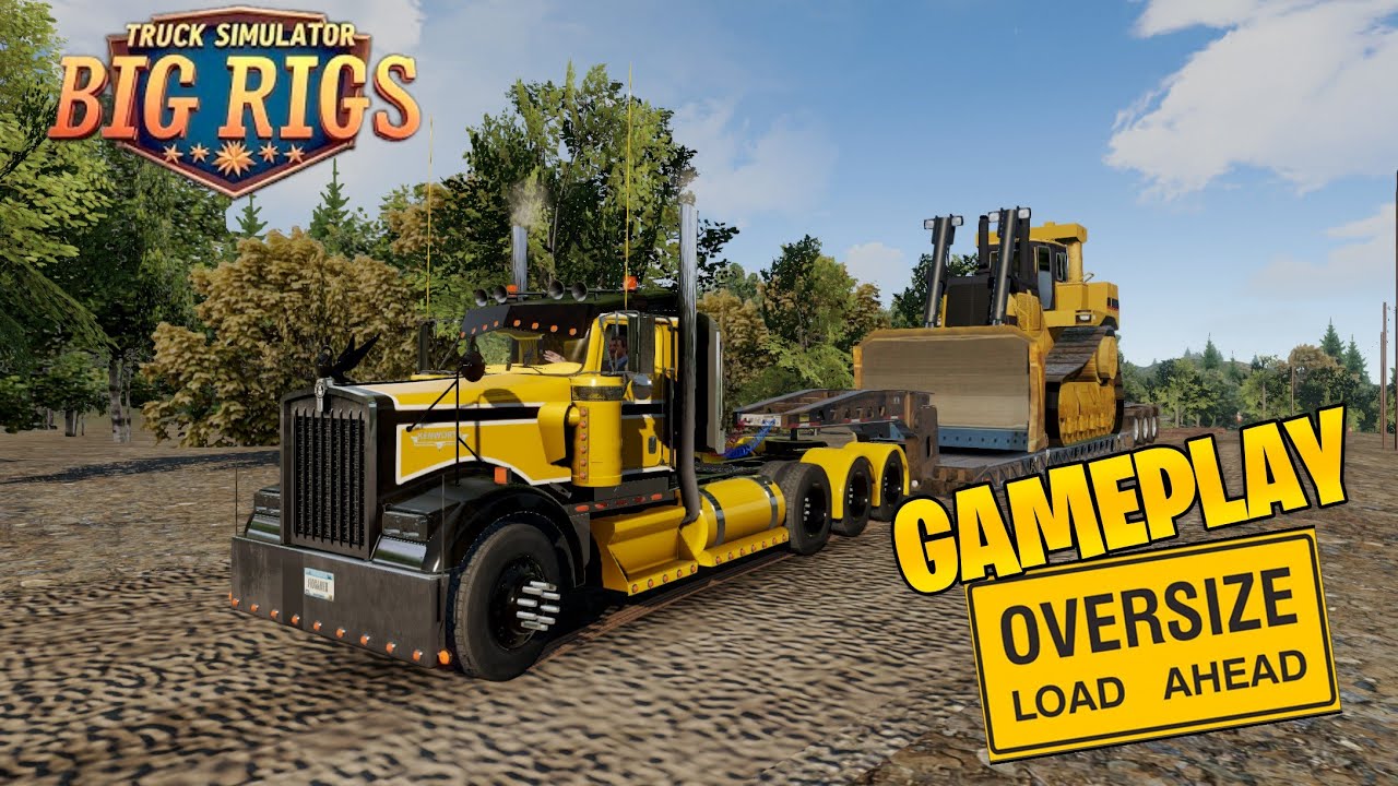 🚨TRANSPORTANDO MAQUINARIA PESADA RN TRUCK SIMULADOR BIG RIGS 😱😬