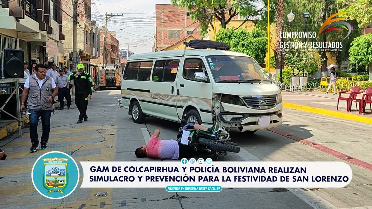 POLICIA REALIZA SIMULACRO DE PREVENCION PARA SAN LORENZO