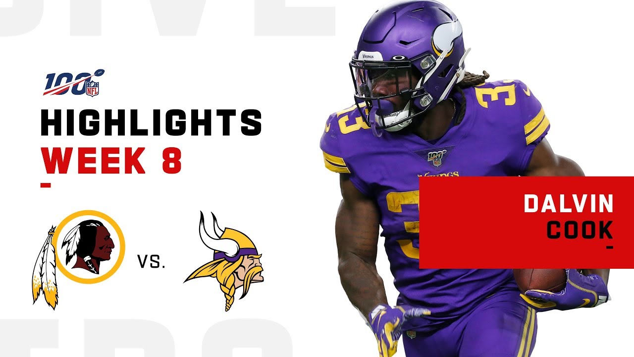 Dalvin Cook Dismantles Redskins w/ 171 Total Yards | NFL 2019 Highlights