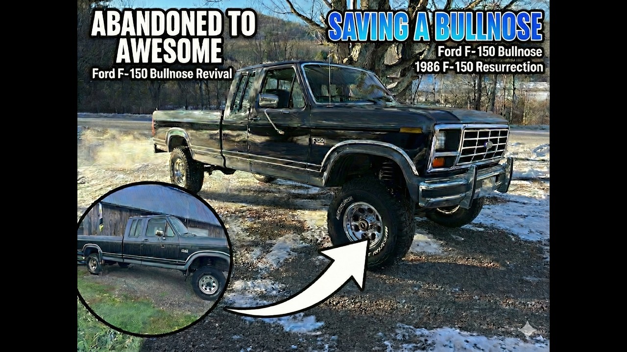 Forgotten 1986 Ford F150 Bullnose Super Cab brought back to life!