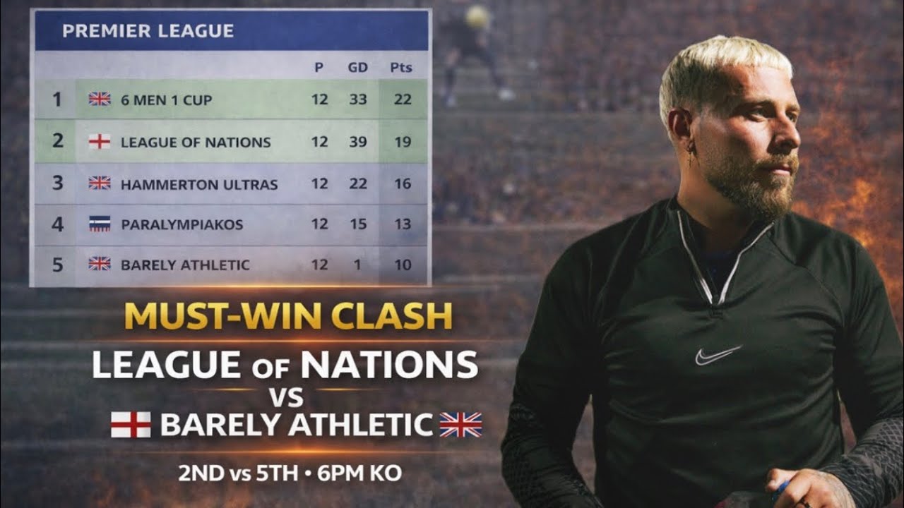 👉 7–3 WIN! League of Nations vs Barely Athletic | EP.6