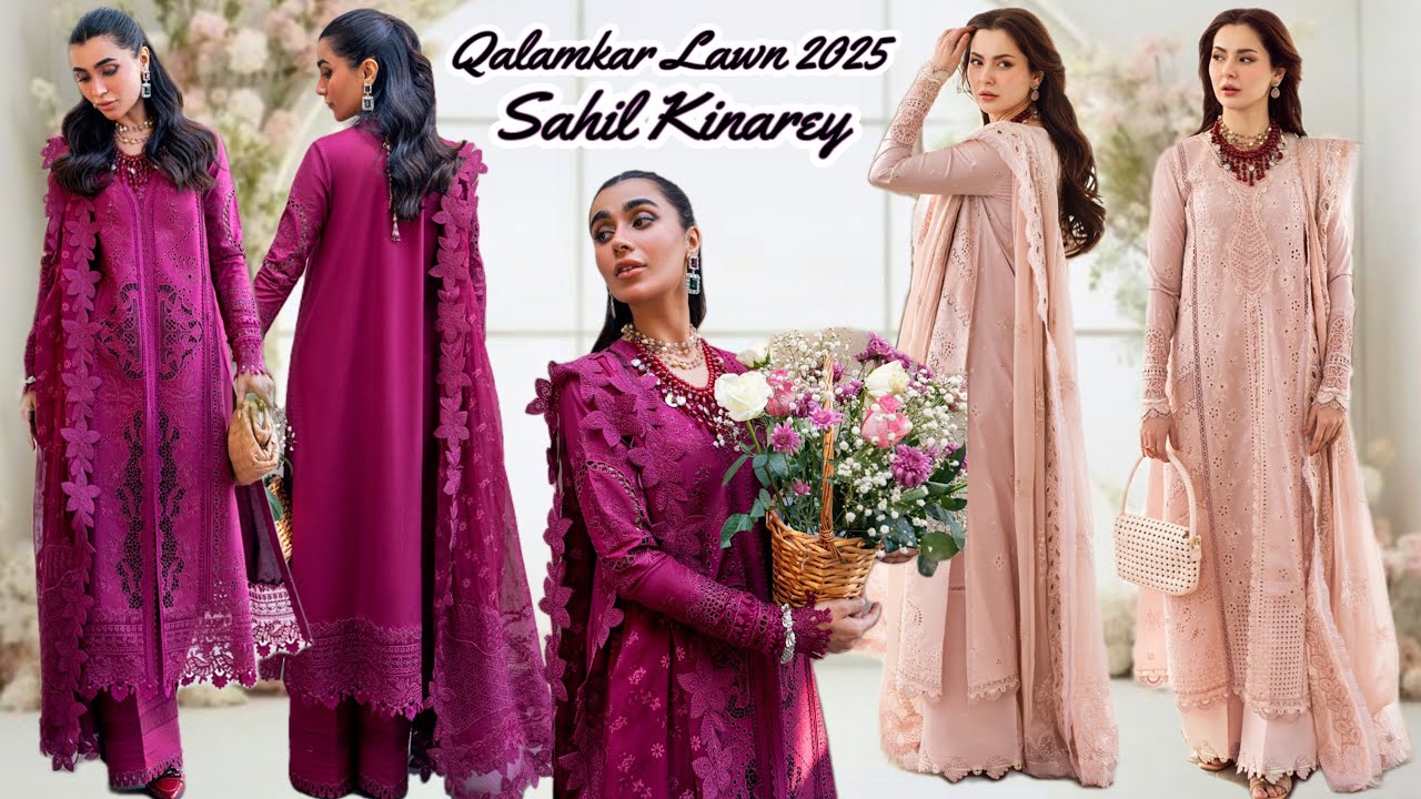 Qalamkar Lawn 2025 | FK-10 ZOE | FK-11 VIOLET | Qalamkar Sahil Kinarey Luxury Lawn 2025