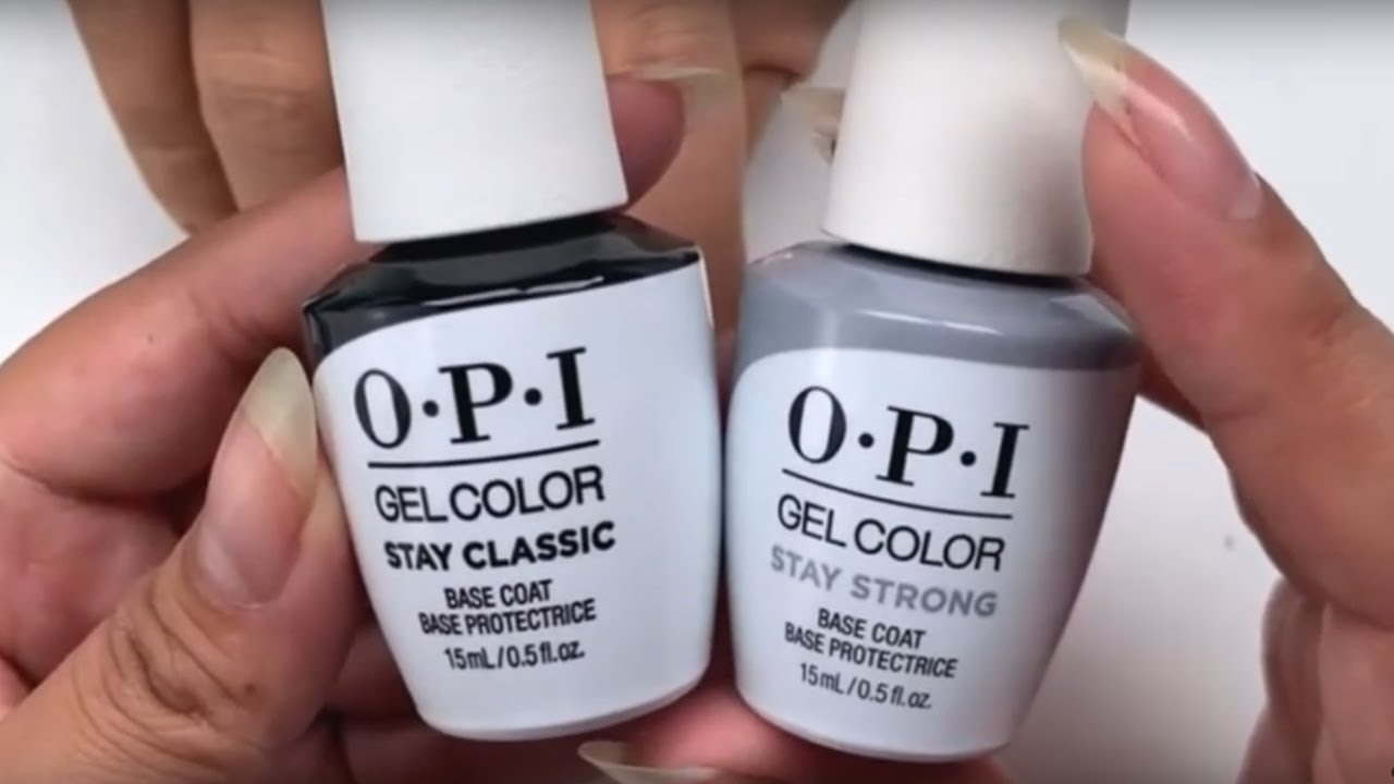 Правильное использование верхнего и базового покрытия OPI Gel Color