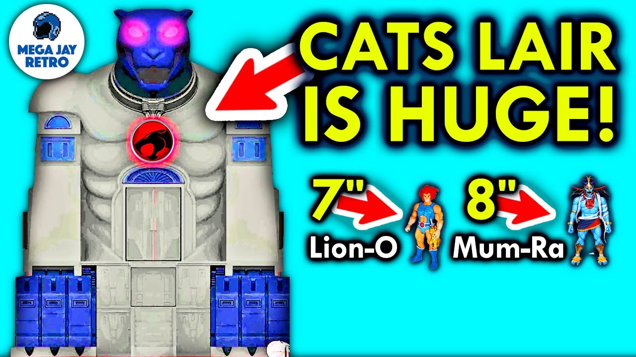How BIG is Super7 Cats Lair? Easter Eggs! Thundercats Ultimates Super7 - Mega Jay Retro