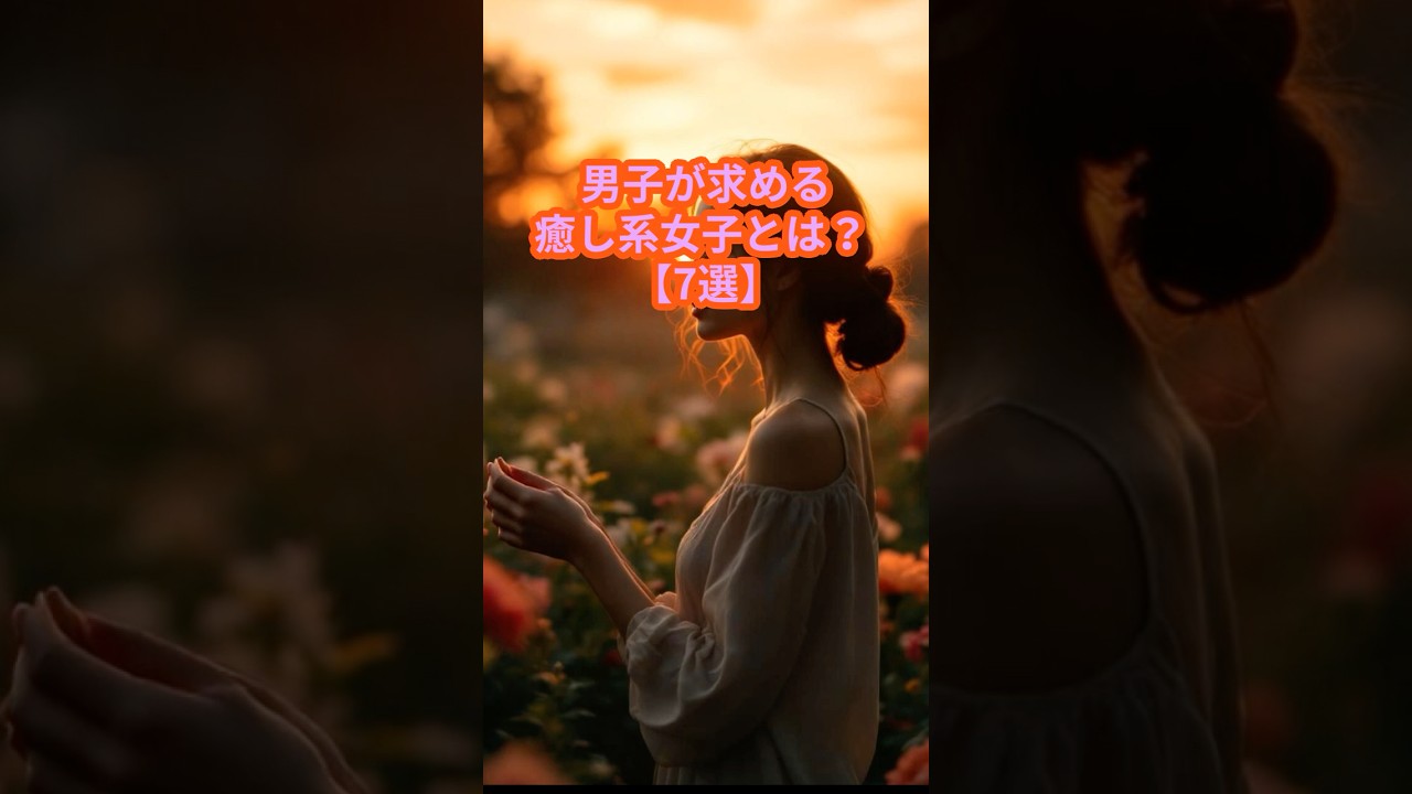 男子が求める癒し系女子とは？【7選】#男が求める彼女 #男性心理 #癒し系