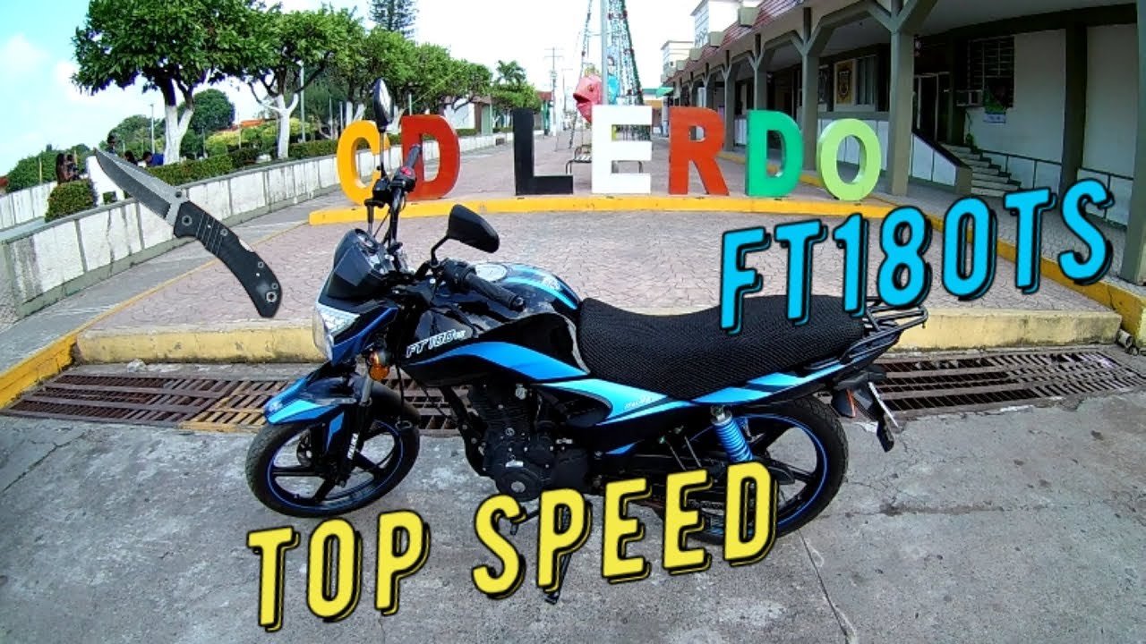 Italika FT180ts velocidad maxima + review