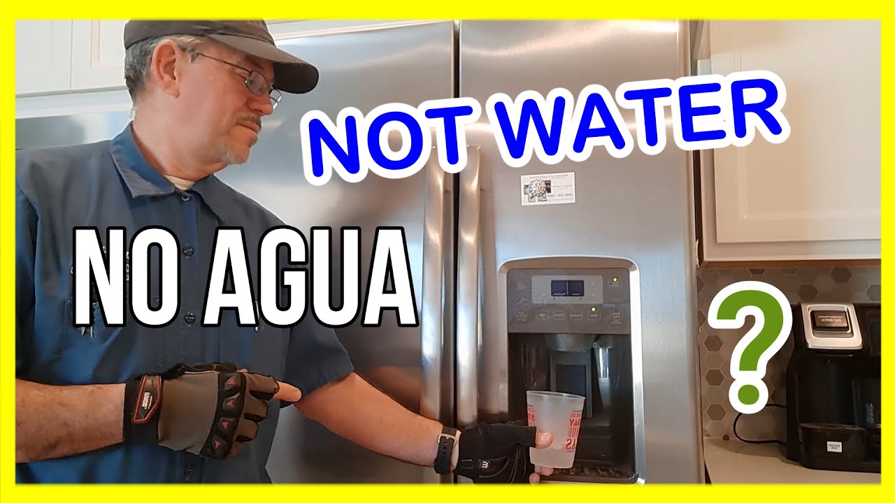 🤔 PORQUE NO SALE AGUA DEL DISPENSADOR DEL REFRIGERADOR 👉 WHY IS MY FRIDGE NOT DISPENSING WATER
