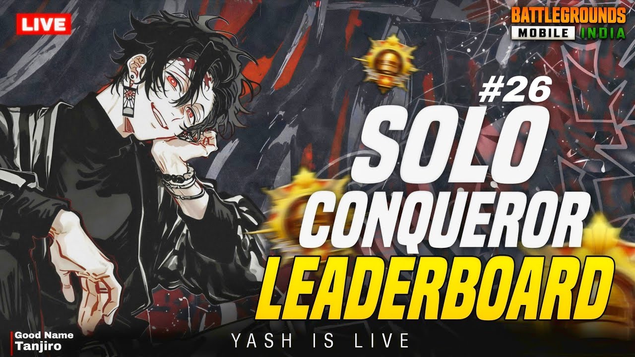 Aaj ToP 100 Mein Ana Hai⚡ solo Rank Push!😱 Day 26/365 Days challenge🥵 iQOO Neo 10 Performance #lives