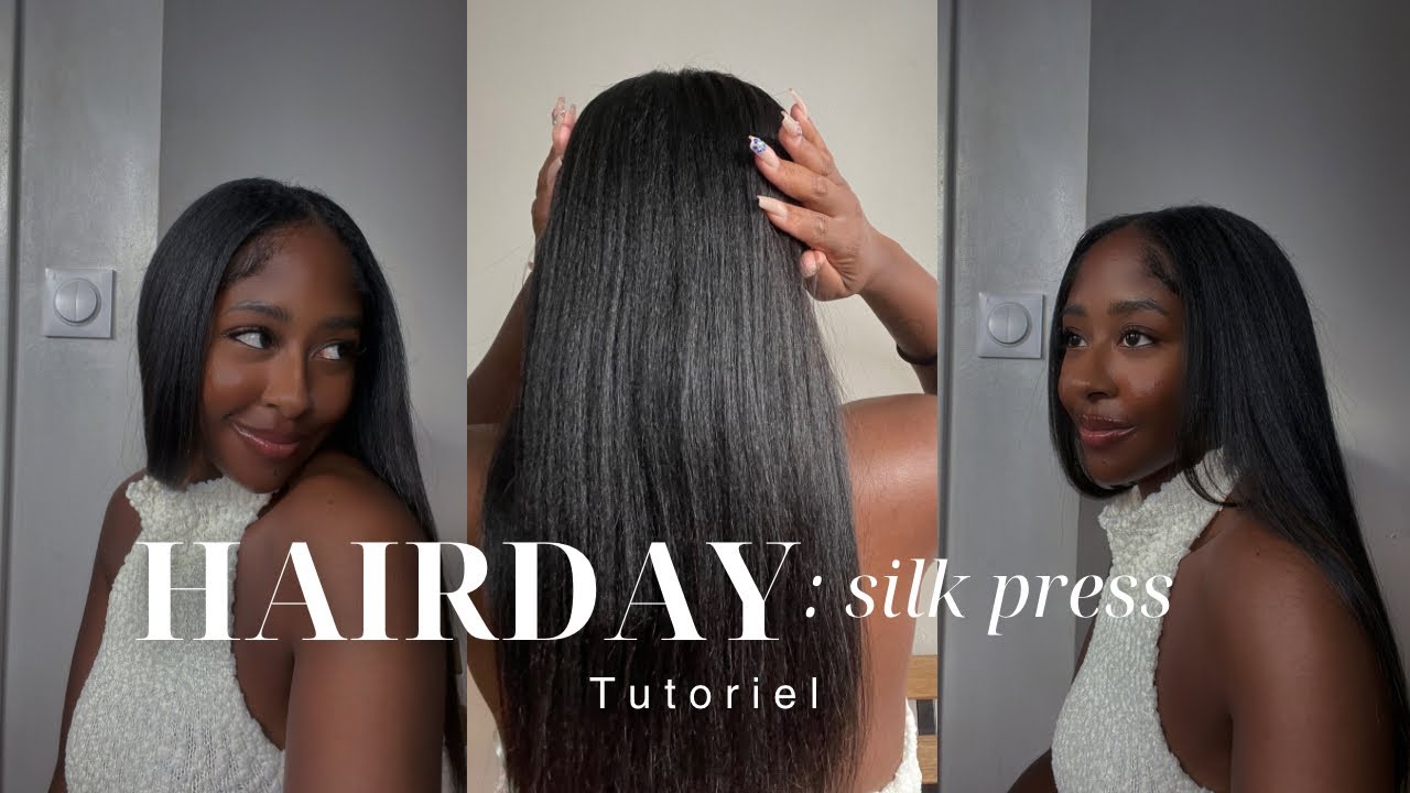 Silk press sur cheveux naturels