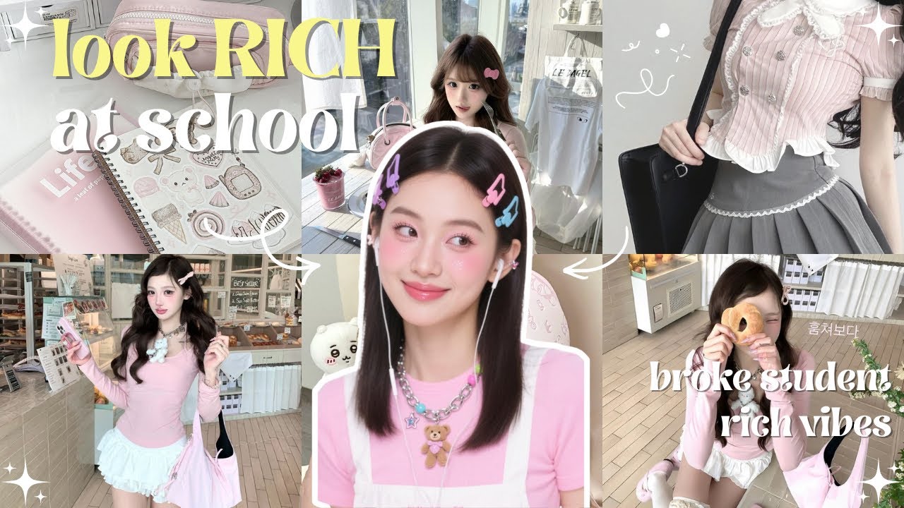 How to look EXPENSIVE at school with 0$ *hot girl without the spending*