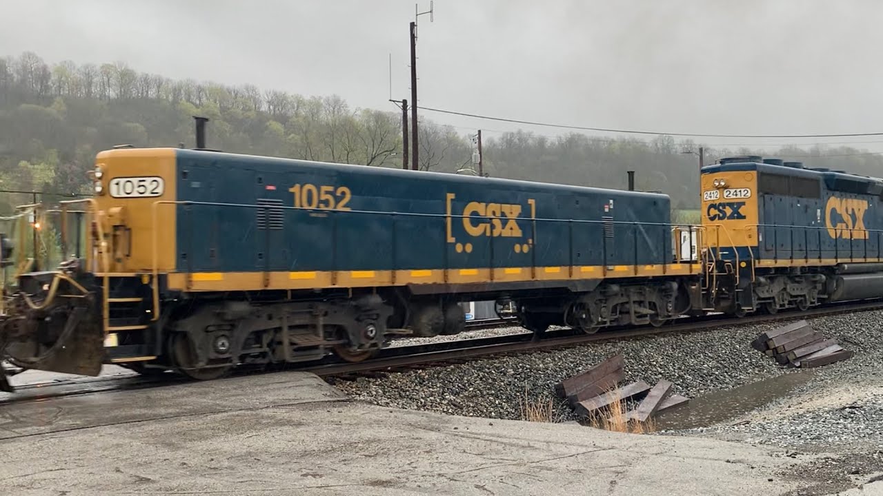Train With 6 Locomotives!  Slug Locomotive-No Cab,  2 Union Pacific DPUs Booking On Norfolk Southern