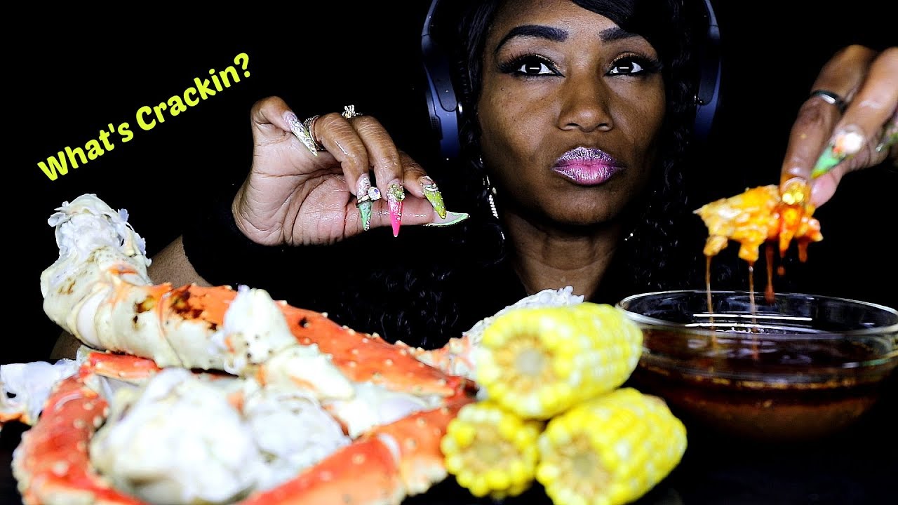 ASMR King Crablegs with Corn
