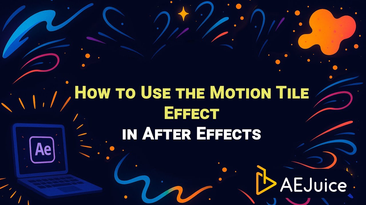 How to Use the Motion Tile Effect in After Effects &ndash; AEJuice Tutorials
