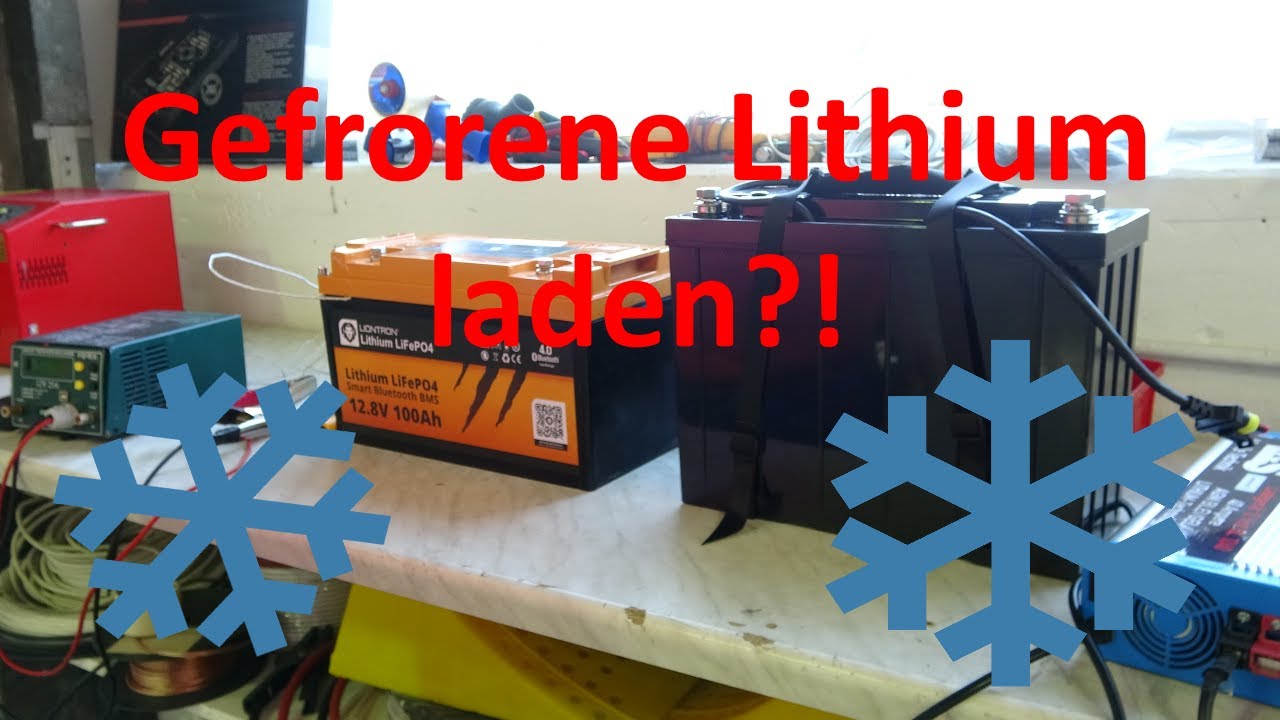 WCS Goch: Lithium Akku gefroren laden und entladen! Der Test!