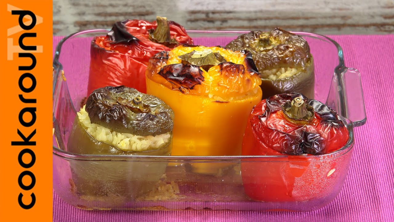 Peperoni ripieni di riso lungo / Ricette secondi piatti