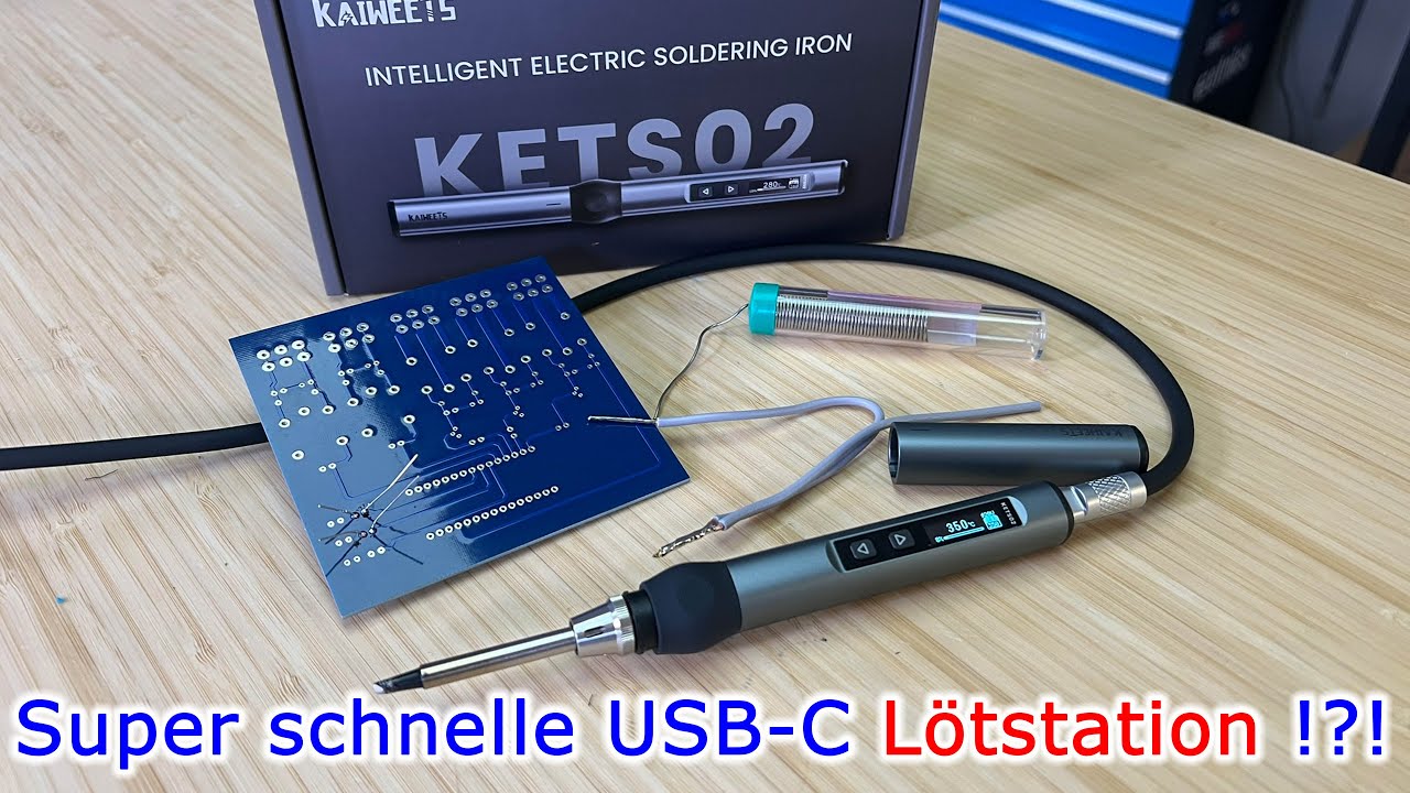 Das ist eine super schnelle USB-C Lötstation // KAIWEETS KETS02