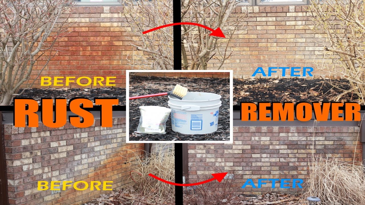 Remove Rust From Brick House - Best Way to Get Rid of Rust Stains
