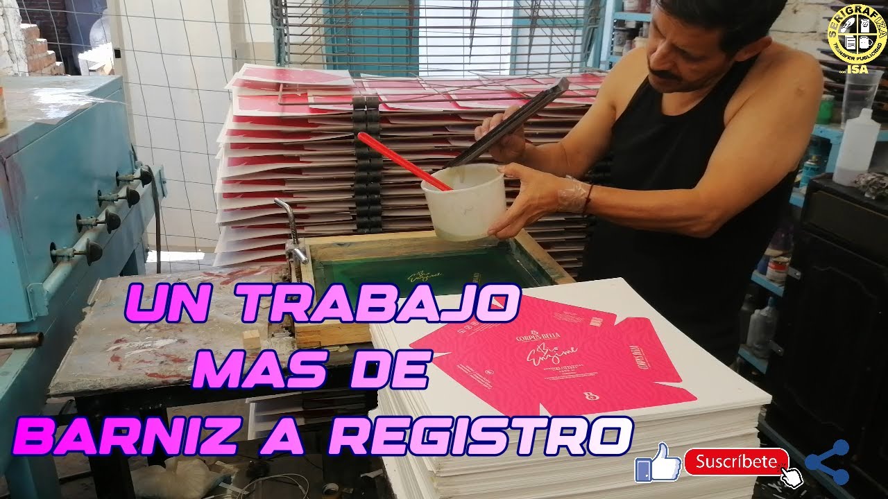 UN TRABAJO MAS DE (*BARNIZ A REGISTRO*)
