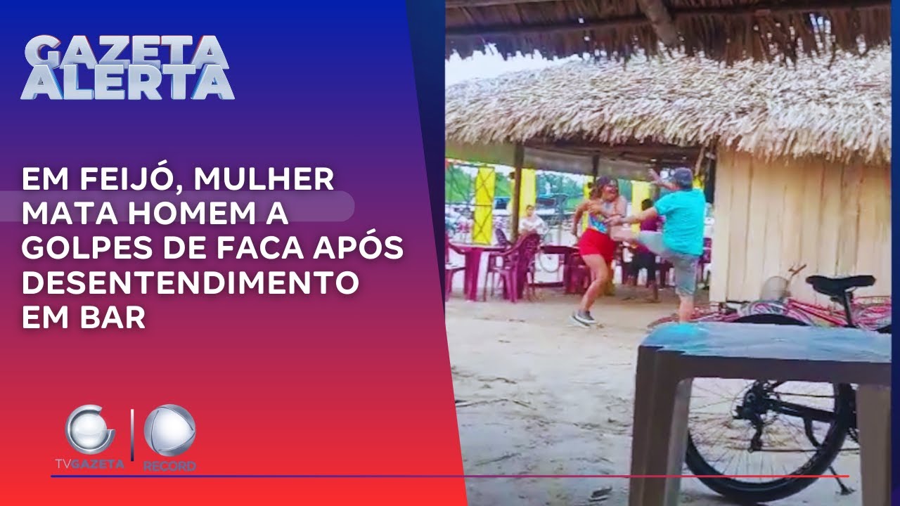 Em Feij&oacute;, mulher mata homem a golpes de faca ap&oacute;s desentendimento em bar