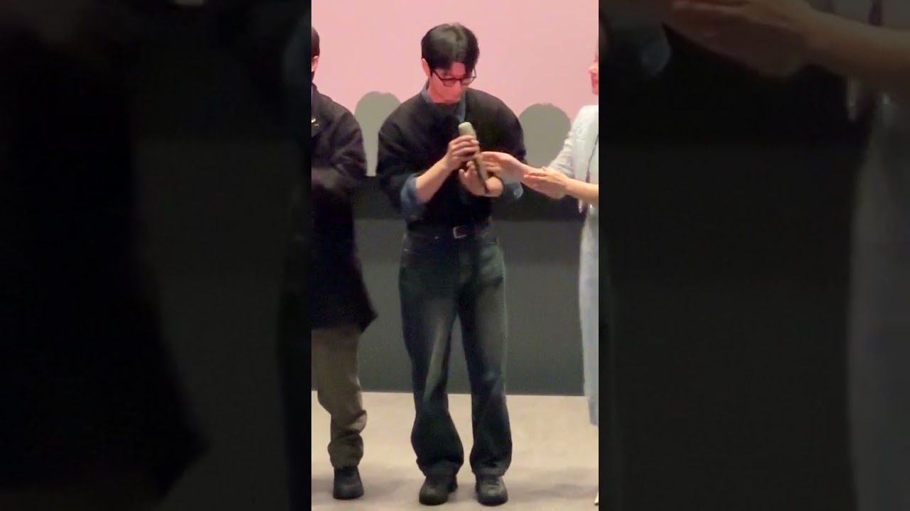 영화 넘버원 #최우식 #장혜진 #공승연 #김태용 #무대 인사 #월드타워 #롯데시네마 