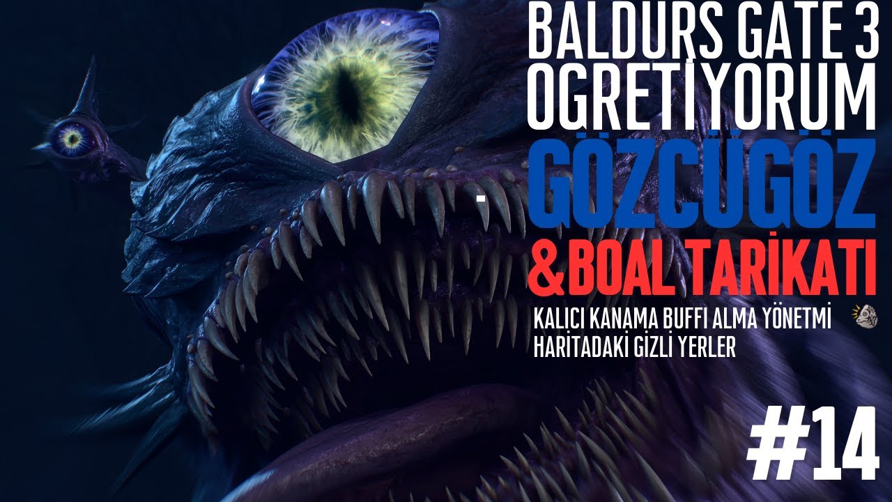Modlu Baldurs Gate 3 Öğretiyorum | GözcüGöz ve Balık Kafalar Tarikatı Bölüm 14