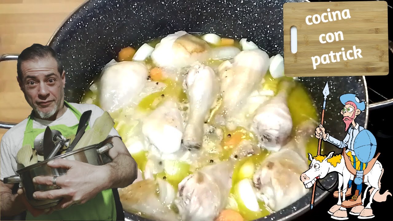 POLLO a la TOLEDANA/la receta MANCHEGA que comia DON QUIJOTE