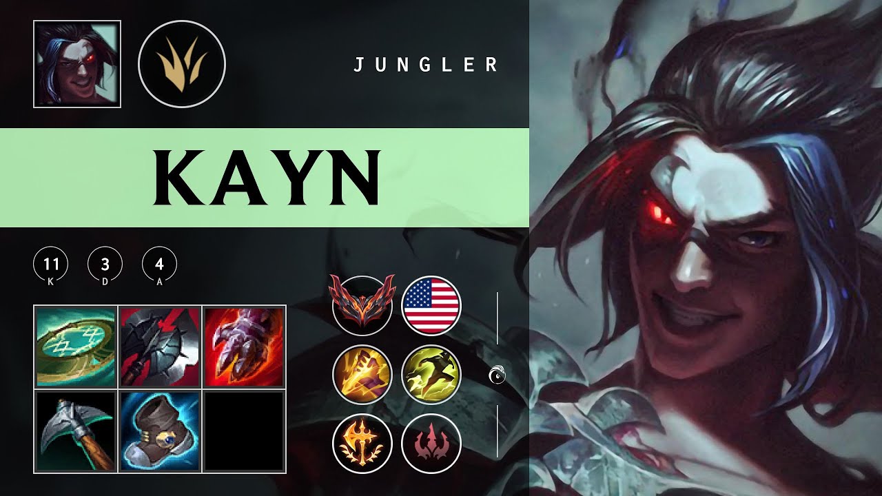 Kayn Jungle vs Taliyah - NA Grandmaster Patch 25.24