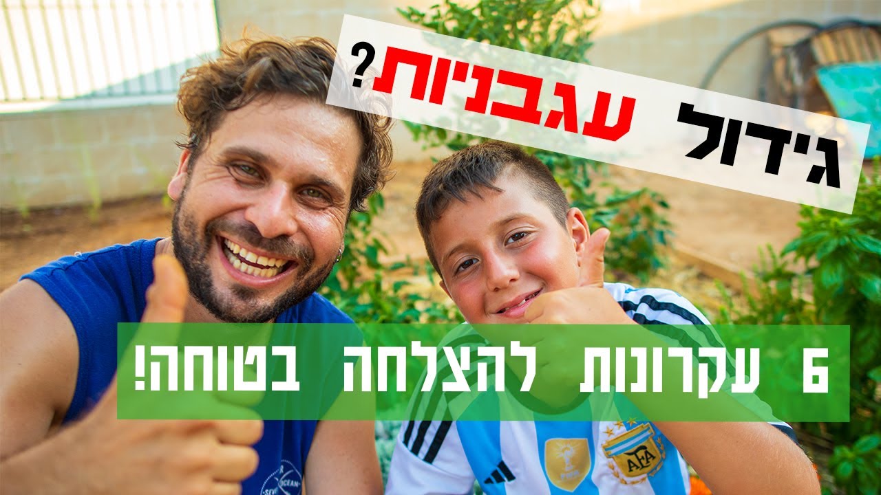 איך לגדל עגבניות? - 6 עקרונות להצלחה בטוחה !