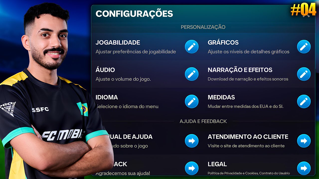 A CONFIGURAÇÃO PERFEITA pra JOGAR FC MOBILE 26 🚨