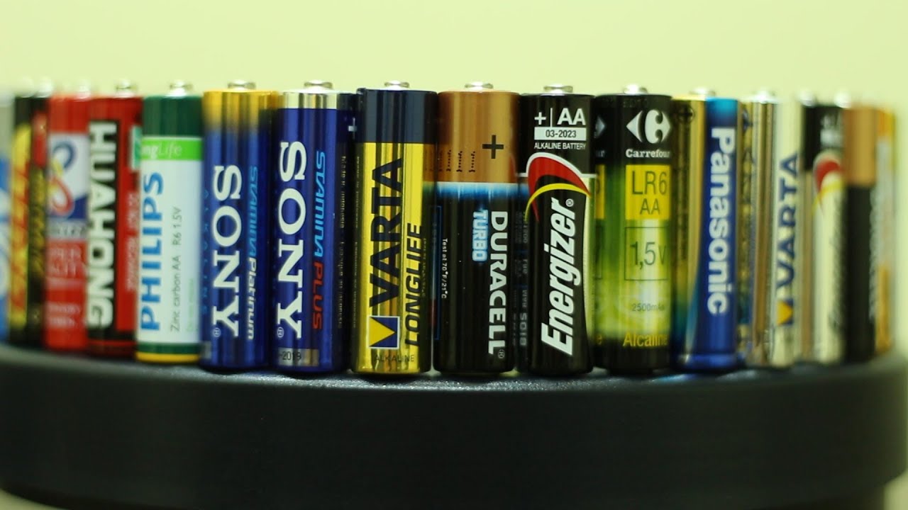 Wielki test baterii alkalicznych i cynkowych AA - R6 / Duracell, Energizer, GP, Varta, Panasonic