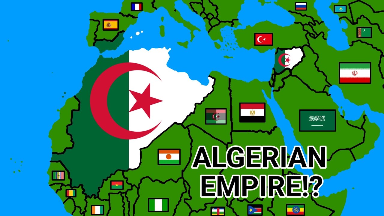 What if Algeria formed an empire? #mapping