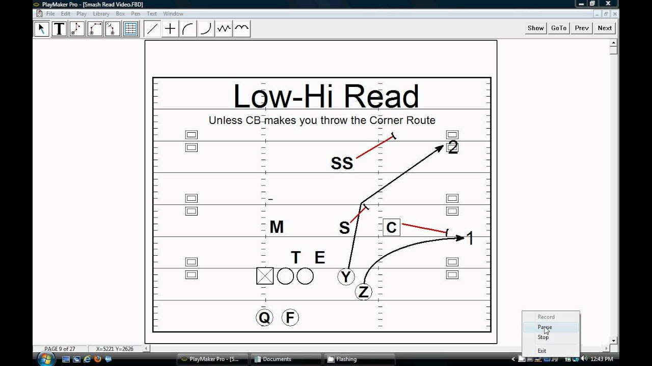 Smash Pass Play in the Smash Concept