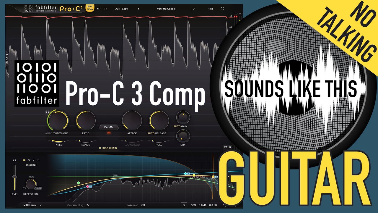 FabFilter Pro-C3 Compressor | GUITAR (No Talking)