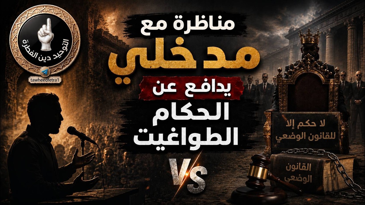 مناظرة مع مدخلي يدافع عن طواغيت العرب