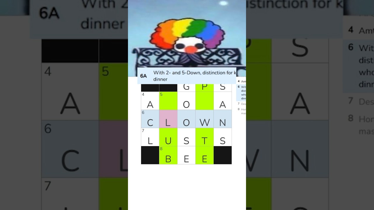 ruben is back on the mini crossword unfortunately #rubensargasm #justchatting #dailygame