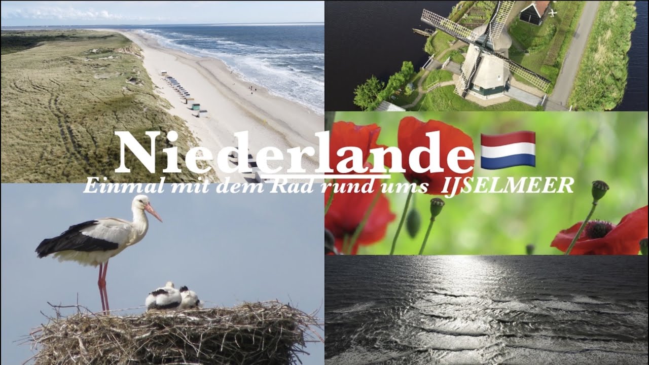 Niederlande 🇳🇱: Mit dem Fahrrad einmal rund um das IJsselmeer (Doku)