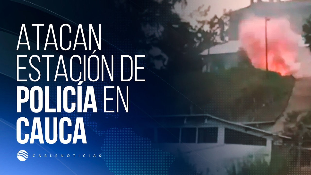 Atacan con ráfagas de fusil y explosivos la estación  de Policía de Dagua en el Cauca