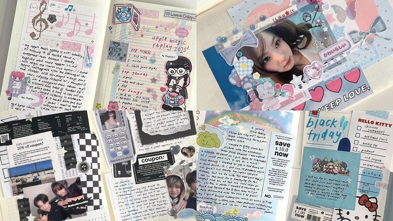 kpop journal/deco vlog 08