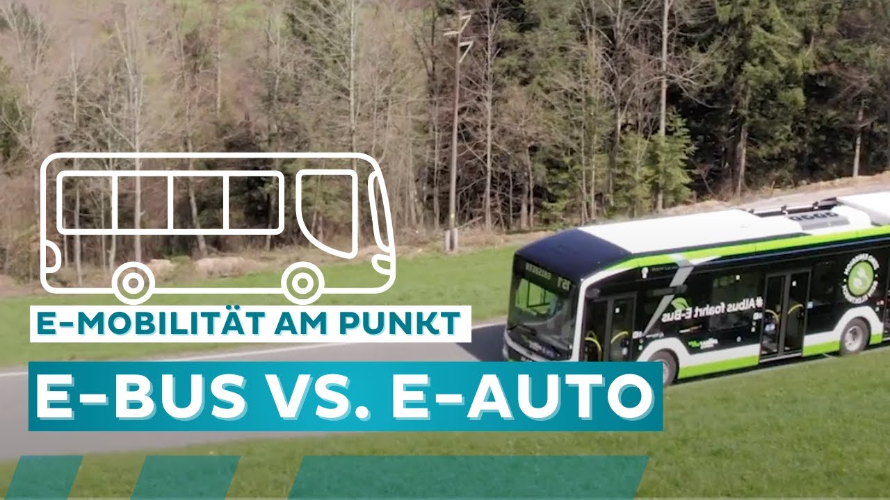 E-Bus 🚌 vs. E-Auto 🚗 - Das Bergduell