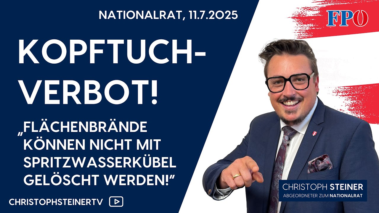 Ich sage es ganz klar: Kopftuchverbot an unseren Schulen &ndash;  f&uuml;r Sch&uuml;lerinnen UND f&uuml;r Lehrerinnen! ❌